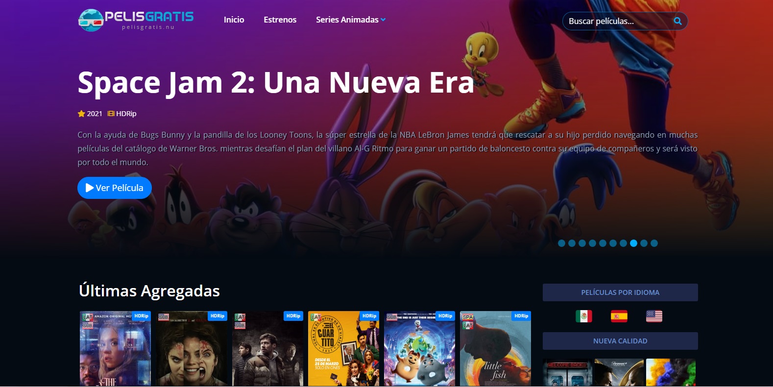 páginas para ver películas